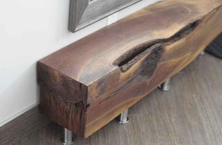 live edge installation