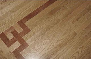 custom hardwood floor pattern